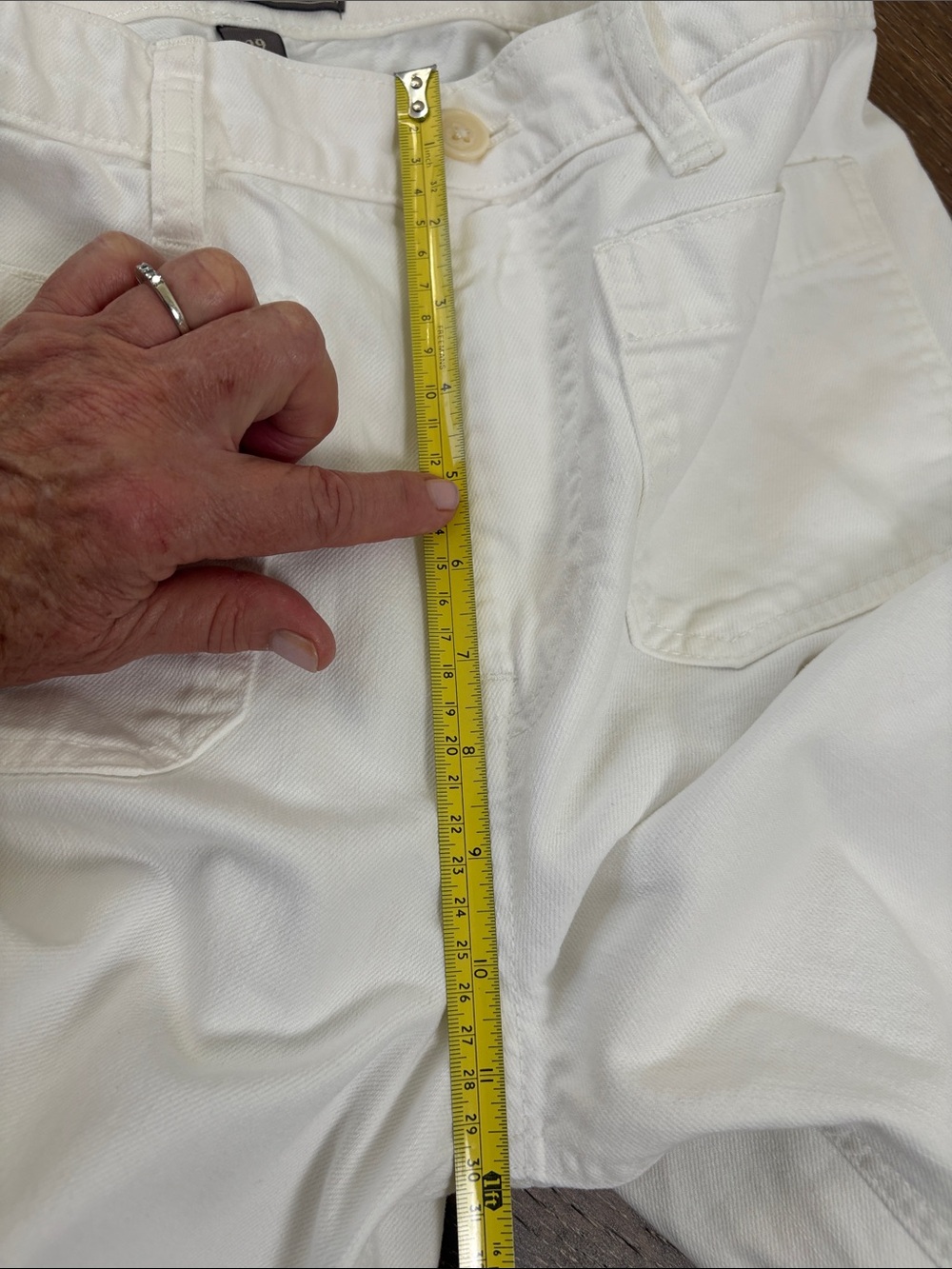 J.Crew Point Sur High-Rise Wide-Leg Crop Jeans in White Size 29 - Picture 7 of 9